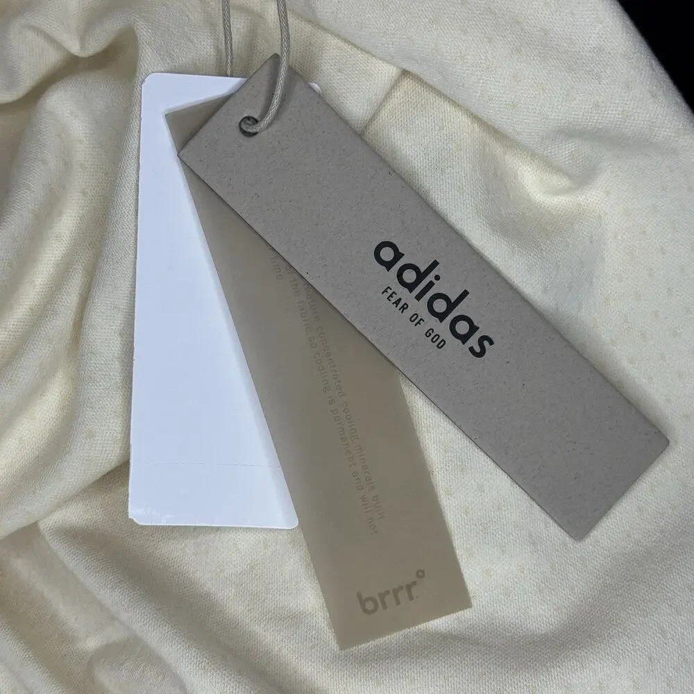 Adidas x Fear Of God Athletics Performance Jersey Tee Pale Yellow NWT IM6080 XL